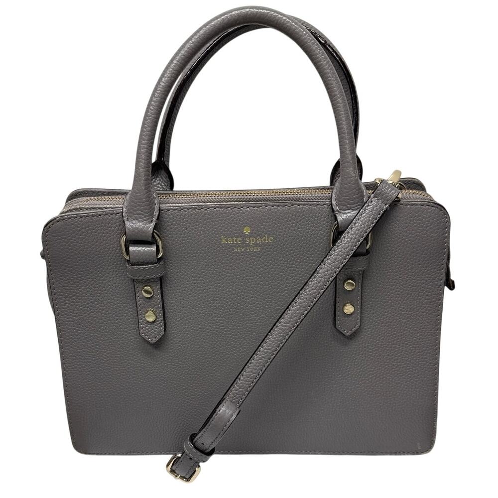 Kate Spade Mulberry Street Lise Satchel in Dusty Grey